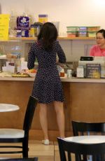 EMMY ROSSUM in Dress Out Shopping in Beverly Hills 