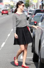 EMMY ROSSUM in Skirt Out Shopping in West Hollywood