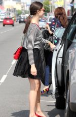 EMMY ROSSUM in Skirt Out Shopping in West Hollywood