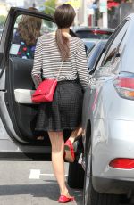 EMMY ROSSUM in Skirt Out Shopping in West Hollywood