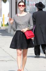 EMMY ROSSUM in Skirt Out Shopping in West Hollywood