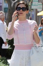EMMY ROSSUM Leaves Nine Zero One Salon in West Hollywood