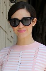 EMMY ROSSUM Leaves Nine Zero One Salon in West Hollywood