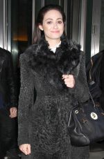 EMMY ROSSUM Out and About in New York