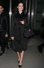 EMMY ROSSUM Out and About in New York