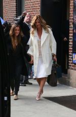 ERIN ANDREWS Arrives at Late Show With David Letterman in New York