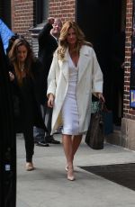 ERIN ANDREWS Arrives at Late Show With David Letterman in New York