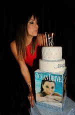 EVA LONGORIA at Ocean Drive Magazine March Issue Cover Party in Miami