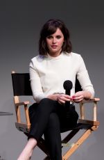 FELICITY JONES at Breath In Screening in New York