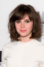 FELICITY JONES at Breath In Screening in New York