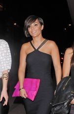 FRANKIE SANDFORD Leaves Chakana Nightclub in London