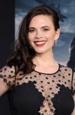 HAYLEY ATWELL at Captain America: The Winter Soldier Premiere in Hollywood