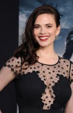 HAYLEY ATWELL at Captain America: The Winter Soldier Premiere in Hollywood