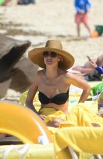 HEIDI KLUM in Bikini at a Beach in Bahamas