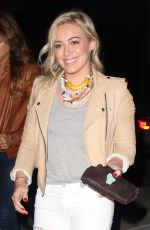 HILARY DUFF at Crossroads Resturant in Los Angeles