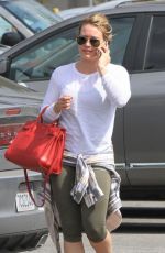 HILARY DUFF in Leggings Out in West Hollywood 2103