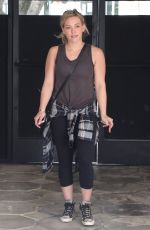 HILARY DUFF Leaves a Gym in West Hollywood 0303