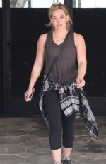 HILARY DUFF Leaves a Gym in West Hollywood 0303