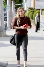 HILARY DUFF Out and About in Beverly Hills 2603