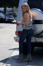 HILARY DUFF Out and About in Studio City