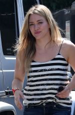 HILARY DUFF Out and About in Studio City