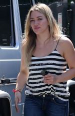 HILARY DUFF Out and About in Studio City