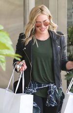HILARY DUFF Out Shopping in Beverly Hills