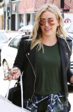 HILARY DUFF Out Shopping in Beverly Hills