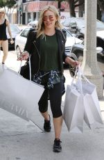 HILARY DUFF Out Shopping in Beverly Hills