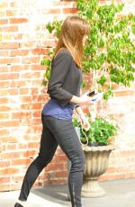 HILARY SWANK Out and About in Brentwood