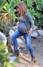 ISLA FISHER on the Set of Visions in Los Angeles