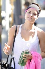 JAIMIE ALEXANDER in Leggings Leaves a Gym in Los Angeles