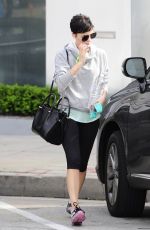 JAIMIE ALEXANDER in Leggings Leaves a Gym in West Hollywood