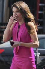 JANE LEEVES at Hot in Cleveland Set in Santa Monica