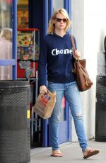 JANUARY JONES Shopping at Rite Aid in Los Feliz