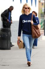 JANUARY JONES Shopping at Rite Aid in Los Feliz