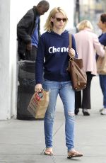 JANUARY JONES Shopping at Rite Aid in Los Feliz