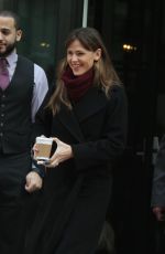 JENNIFER GARNER Leaves Her Hotel in New York