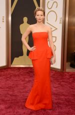 JENNIFER LAWRENCE at 86th Annual Academy Awards in Hollywood