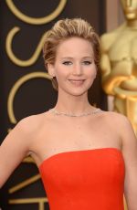 JENNIFER LAWRENCE at 86th Annual Academy Awards in Hollywood