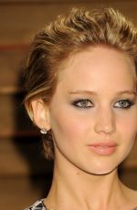 JENNIFER LAWRENCE at Vanity Fair Oscar Party in Hollywood