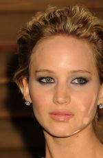 JENNIFER LAWRENCE at Vanity Fair Oscar Party in Hollywood