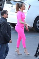 JENNIFER LOPEZ Arrives at American Idol Studios in West Hollywood