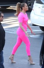 JENNIFER LOPEZ Arrives at American Idol Studios in West Hollywood