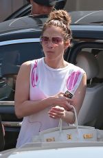 JENNIFER LOPEZ Arrives to CBS Studios in Studio City