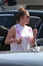 JENNIFER LOPEZ Arrives to CBS Studios in Studio City