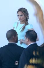 JENNIFER LOPEZ at American Idol Studios in West Hollywood