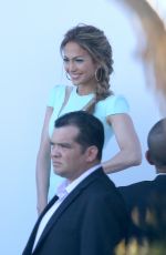 JENNIFER LOPEZ at American Idol Studios in West Hollywood