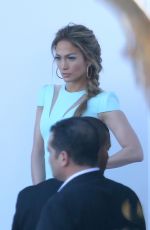 JENNIFER LOPEZ at American Idol Studios in West Hollywood