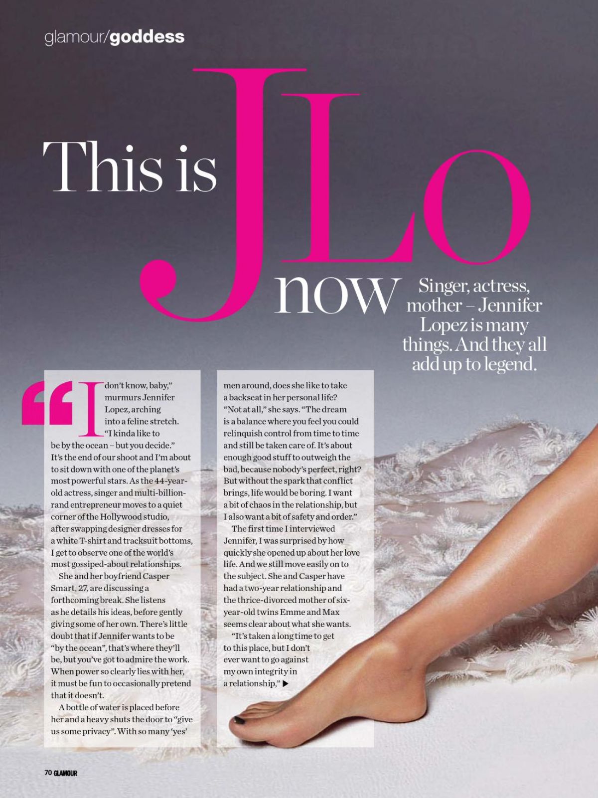 JENNIFER LOPEZ in Glamour Magazine, March 2014 – HawtCelebs